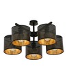 Jordan 5 Sort/Guld loftslampe - Ø15 cm, E27, 230V, uden lyskilde