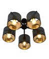 Jordan 5 Sort/Guld loftslampe - Ø15 cm, E27, 230V, uden lyskilde