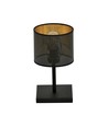 Jordan LN1 Sort/Guld bordlampe - Ø15 cm, E27, 230V, uden lyskilde