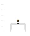 Jordan LN1 Sort/Guld bordlampe - Ø15 cm, E27, 230V, uden lyskilde