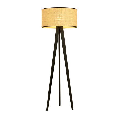 Aston LP1 Rattan gulvlampe - Ø45 cm, E27, 230V, uden lyskilde
