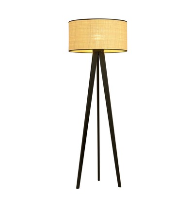 Aston LP1 Rattan gulvlampe - Ø45 cm, E27, 230V, uden lyskilde