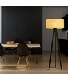 Aston LP1 Rattan gulvlampe - Ø45 cm, E27, 230V, uden lyskilde