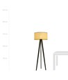 Aston LP1 Rattan gulvlampe - Ø45 cm, E27, 230V, uden lyskilde