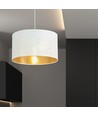 Aston 1 Hvid/Guld pendellampe - Ø35 cm, E27, 230V, uden lyskilde
