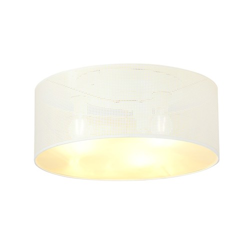 Aston 3 Hvid/Guld loftslampe - Ø50 cm, E27, 230V, uden lyskilde