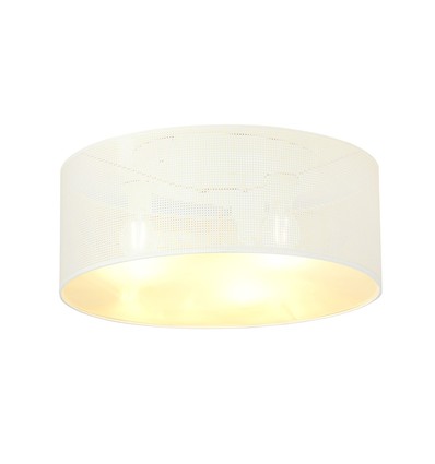 Aston 3 Hvid/Guld loftslampe - Ø50 cm, E27, 230V, uden lyskilde