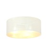 Aston 3 Hvid/Guld loftslampe - Ø50 cm, E27, 230V, uden lyskilde