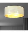 Aston 3 Hvid/Guld loftslampe - Ø50 cm, E27, 230V, uden lyskilde