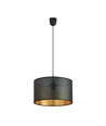 Aston 1 Sort/Guld pendellampe - Ø35 cm, E27, 230V, uden lyskilde