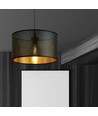 Aston 1 Sort/Guld pendellampe - Ø35 cm, E27, 230V, uden lyskilde