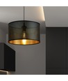 Aston 1 Sort/Guld pendellampe - Ø35 cm, E27, 230V, uden lyskilde