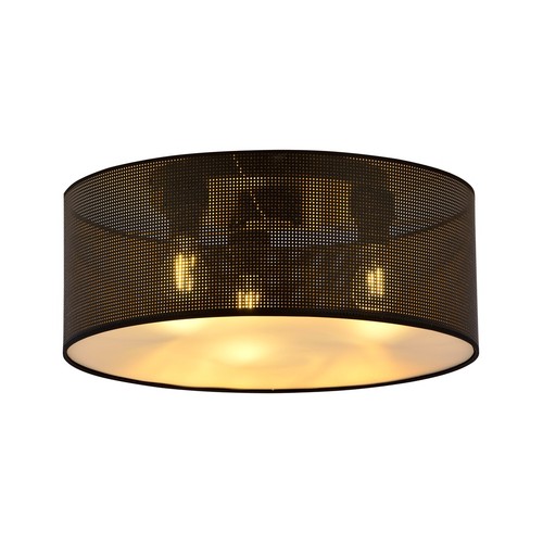 Aston 3 Sort/Guld loftslampe - Ø50 cm, E27, 230V, uden lyskilde