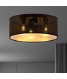 Aston 3 Sort/Guld loftslampe - Ø50 cm, E27, 230V, uden lyskilde