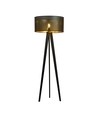 Aston LP1 Sort/Guld gulvlampe - Ø45 cm, E27, 230V, uden lyskilde
