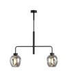 Lukka 2 Sort/Grafit pendellampe - Ø14 cm, E27, 230V, uden lyskilde