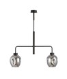 Lukka 2 Sort/Grafit pendellampe - Ø14 cm, E27, 230V, uden lyskilde
