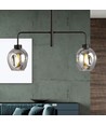 Lukka 2 Sort/Grafit pendellampe - Ø14 cm, E27, 230V, uden lyskilde