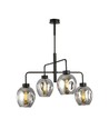 Lukka 4 Sort/Grafit pendellampe - Ø14 cm, E27, 230V, uden lyskilde