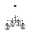 Lukka 4 Sort/Grafit pendellampe - Ø14 cm, E27, 230V, uden lyskilde