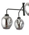 Lukka 4 Sort/Grafit pendellampe - Ø14 cm, E27, 230V, uden lyskilde
