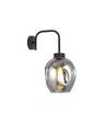 Lukka K1 Sort/Grafit væglampe - Ø14 cm, E27, 230V, uden lyskilde