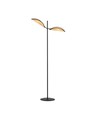 Vene LP2 Sort/Rattan gulvlampe - Ø12 cm, E14, 230V, uden lyskilde