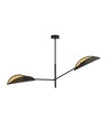 Vene 2 Sort/Guld loftslampe - Ø12 cm, E14, 230V, uden lyskilde