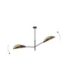 Vene 2 Sort/Guld loftslampe - Ø12 cm, E14, 230V, uden lyskilde