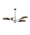 Vene 4 Sort/Guld loftslampe - Ø12 cm, E14, 230V, uden lyskilde