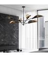 Vene 6 Sort/Guld loftslampe - Ø12 cm, E14, 230V, uden lyskilde