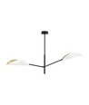 Vene 2 Hvid/Guld loftslampe - Ø12 cm, E14, 230V, uden lyskilde