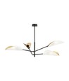 Vene 4 Hvid/Guld loftslampe - Ø12 cm, E14, 230V, uden lyskilde