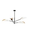 Vene 4 Hvid/Guld loftslampe - Ø12 cm, E14, 230V, uden lyskilde