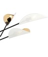 Vene 4 Hvid/Guld loftslampe - Ø12 cm, E14, 230V, uden lyskilde