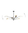 Vene 6 Hvid/Guld loftslampe - Ø12 cm, E14, 230V, uden lyskilde