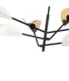 Vene 6 Hvid/Guld loftslampe - Ø12 cm, E14, 230V, uden lyskilde