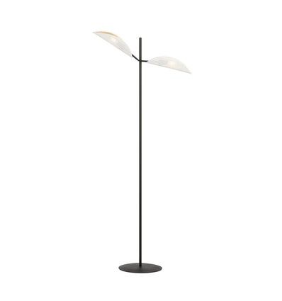 Vene LP2 Hvid/Guld gulvlampe - Ø12 cm, E14, 230V, uden lyskilde