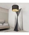 Estrella LP1 Sort/Guld gulvlampe - Ø45 cm, E27, 230V, uden lyskilde