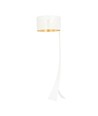 Estrella LP1 Hvid/Guld gulvlampe - Ø45 cm, E27, 230V, uden lyskilde