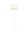 Estrella LP1 Hvid/Guld gulvlampe - Ø45 cm, E27, 230V, uden lyskilde