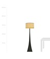 Estrella LP1 Rattan gulvlampe - Ø45 cm, E27, 230V, uden lyskilde