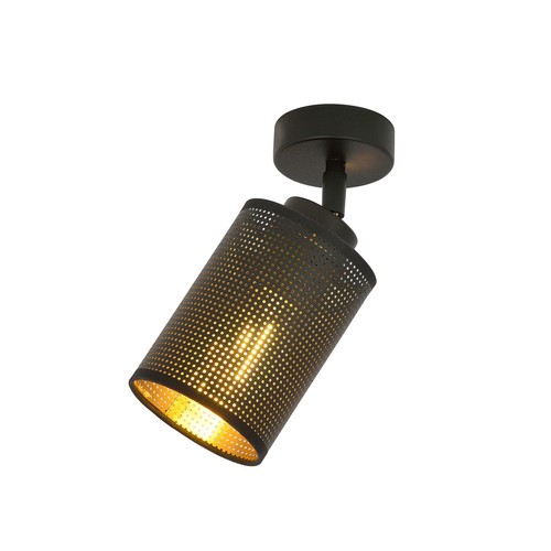 Bronx 1 Sort loftslampe - Ø10 cm, E14, 230V, uden lyskilde