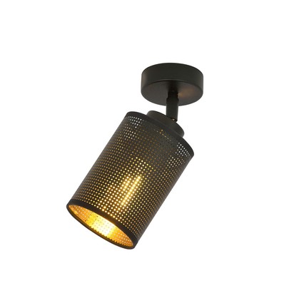 Bronx 1 Sort loftslampe - Ø10 cm, E14, 230V, uden lyskilde