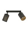 Bronx 2 Sort loftslampe - Ø10 cm, E14, 230V, uden lyskilde
