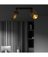 Bronx 2 Sort loftslampe - Ø10 cm, E14, 230V, uden lyskilde