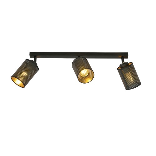 Bronx 3 Sort loftslampe - Ø10 cm, E14, 230V, uden lyskilde