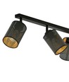 Bronx 3 Sort loftslampe - Ø10 cm, E14, 230V, uden lyskilde