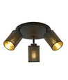 Bronx 3 Premium Sort loftslampe - Ø10 cm, E14, 230V, uden lyskilde