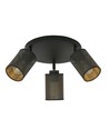 Bronx 3 Premium Sort loftslampe - Ø10 cm, E14, 230V, uden lyskilde